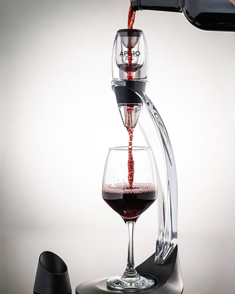 Tir Bouchon Coffret en Bois Ouvre Bouteille de Vin Aérateur Thermomètre de  Bouteille - Accessoires pour les vins (9041329)